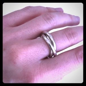 Tiffany & Co Interlocking rolling band Ring
